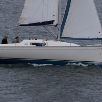 Sailing boat of St Peter Port