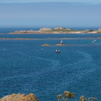 Looking at Grandes Roques from Burton Battery