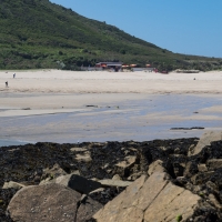 Herm island, Shell beach kiosk