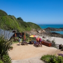 Herm island Belvoir Bay Kiosk