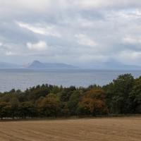 Culzean Castle view from campsite