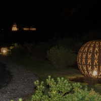 Culzean Castle driveway at night