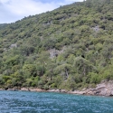 Sailing into Tomb Bay