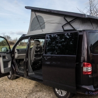 VW T5 roof raised