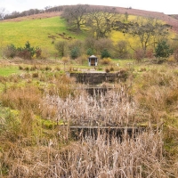 Fforest fields Campsite in Hundred House pond