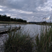 Fforest Fields Campsite, the lake