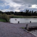 Fforest Fields Campsite, the lake