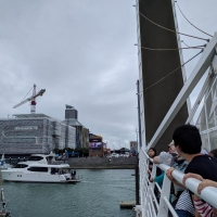 Viaduct Basin, bridge opened