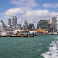 Auckland from Devonport ferry