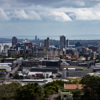 Downtown Auckland from Mount Eden