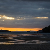 Shelly Beach before the storm