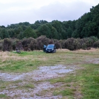 Clements Clearing campsite on the Clements Road in the Kaimanawa Forest Park