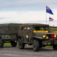 Convoy leaving Haast