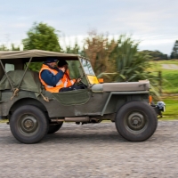 Convoy leaving Haast