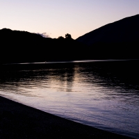 Glendu bay at dusk