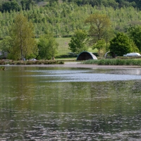 Campsite lake.  You can swim or kayak in it