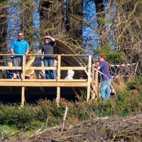 The campsite owners checking out their fiefdom