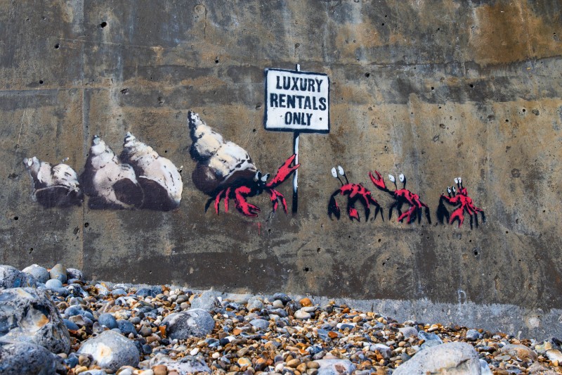 North Norfolk - Banksy at Cromer
