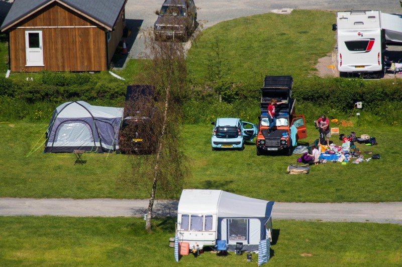 Camping at Fforestfields