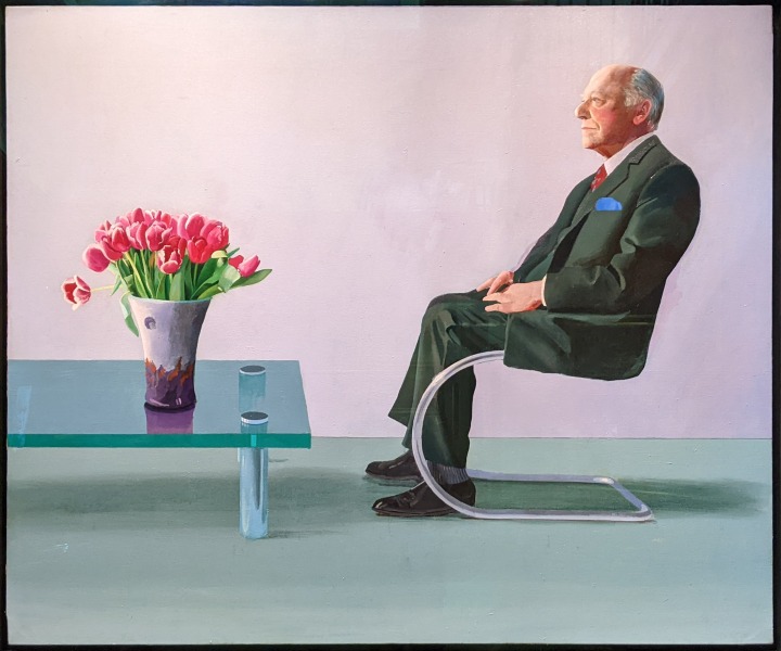 David Hockney - Portrait of Sir David Webster