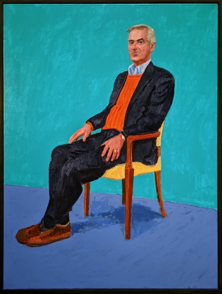 David Hockney - Portrait of Martin Gayford