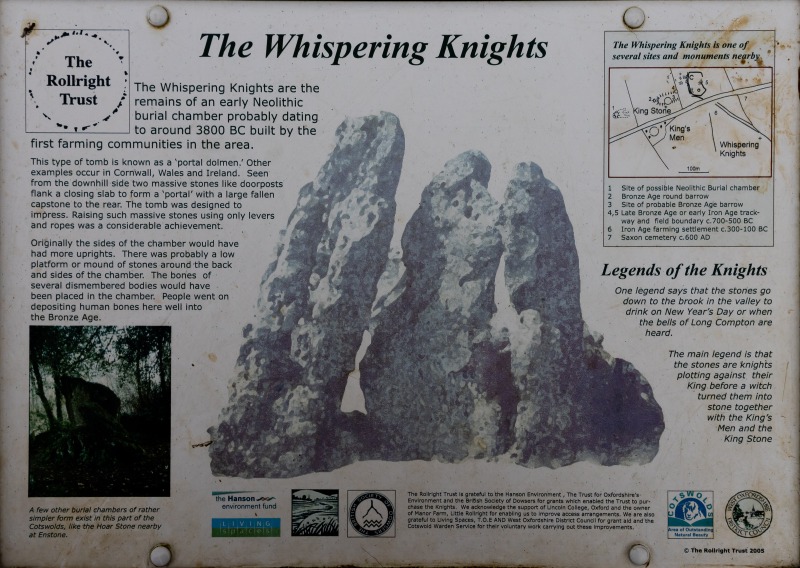 The Rollright Stones, Whispering Knights