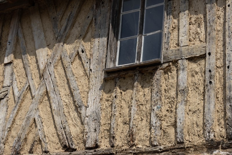 The houses in Le Bec-Hellouin