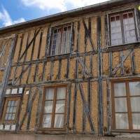 The houses in Le Bec-Hellouin