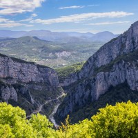 Rougon - View from Crêperie Le Mur d'Abeilles