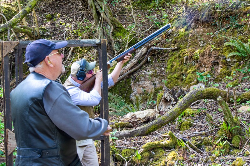 Kingswood against St Brides at their quarry shooting ground