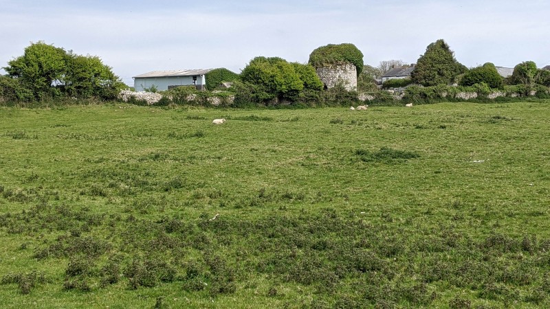 Behind the Heritage Coast Campsite