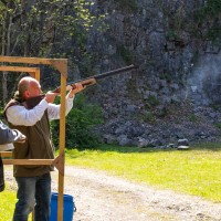 Kingswood against St Brides at their quarry shooting ground