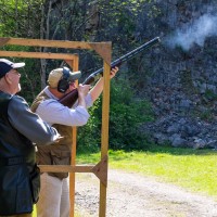 Kingswood against St Brides at their quarry shooting ground