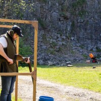 Kingswood against St Brides at their quarry shooting ground