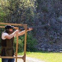 Kingswood against St Brides at their quarry shooting ground