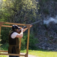 Kingswood against St Brides at their quarry shooting ground