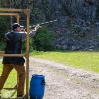 Kingswood against St Brides at their quarry shooting ground