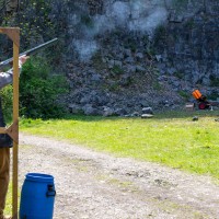 Kingswood against St Brides at their quarry shooting ground