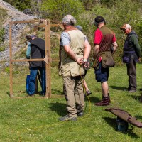 Kingswood against St Brides at their quarry shooting ground