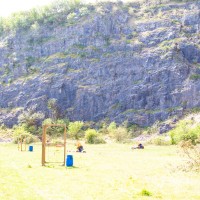 Kingswood against St Brides at their quarry shooting ground