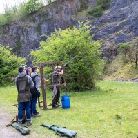 Kingswood against St Brides at their quarry shooting ground