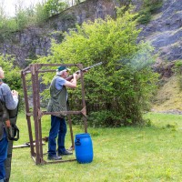 Kingswood against St Brides at their quarry shooting ground