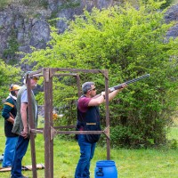 Kingswood against St Brides at their quarry shooting ground