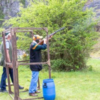 Kingswood against St Brides at their quarry shooting ground