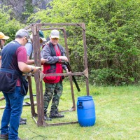 Kingswood against St Brides at their quarry shooting ground