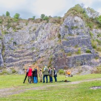 Kingswood against St Brides at their quarry shooting ground