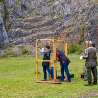 Kingswood against St Brides at their quarry shooting ground