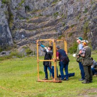 Kingswood against St Brides at their quarry shooting ground