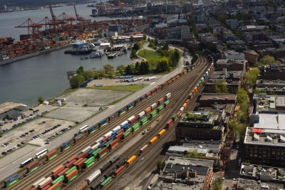 Vancouver Lookout - Railway sidings