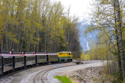 Skagway - train ride and gold panning
